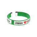 Bransoletka - I LOVE JESUS - JESUS LOVES ME - mix kolorów - JS BC185 - Dewocjonalia P.H. Jakóbczak - Katolicki sklep liturgiczny i hurtownia