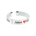 Bransoletka - I LOVE JESUS - JESUS LOVES ME - mix kolorów - JS BC185 - Dewocjonalia P.H. Jakóbczak - Katolicki sklep liturgiczny i hurtownia