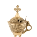 Kadzielnica mosiężna - JS PO-37 - Dewocjonalia P.H. Jakóbczak - Katolicki sklep liturgiczny i hurtownia