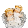 Aniołki - świecznik - 11 cm - JS XQ715B-0 - Dewocjonalia P.H. Jakóbczak - Katolicki sklep liturgiczny i hurtownia