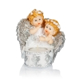 Aniołki - świecznik - 11 cm - JS XQ715B-0 - Dewocjonalia P.H. Jakóbczak - Katolicki sklep liturgiczny i hurtownia