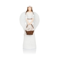 Aniołek - kosz z kwiatami - 25 cm - JS XQ1045 - Dewocjonalia P.H. Jakóbczak - Katolicki sklep liturgiczny i hurtownia