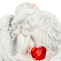Aniołki - świecące - serce - 13 cm - JS XQ77085B-0 - Dewocjonalia P.H. Jakóbczak - Katolicki sklep liturgiczny i hurtownia