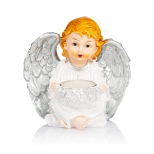 Aniołek - świecznik - 12 cm