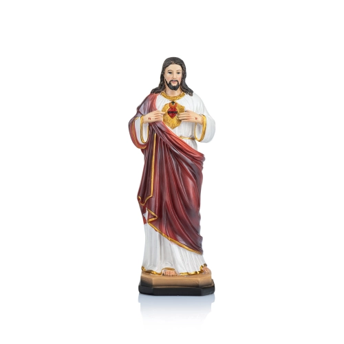 Figurka - Serce Jezusa - 21,5 cm - JS HY72266-1A - Dewocjonalia P.H. Jakóbczak - Katolicki sklep liturgiczny i hurtownia