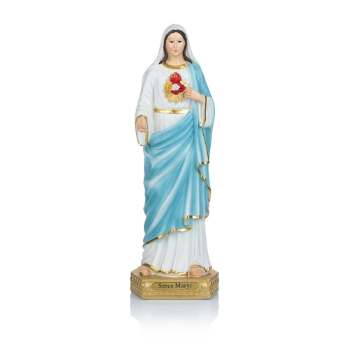 Figurka - Serce Maryi - 30,5 cm - JS HY72470-2A - Dewocjonalia P.H. Jakóbczak - Katolicki sklep liturgiczny i hurtownia