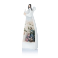 Anioł - Święta Rodzina - świecąca - 19,5 cm - Bianco - JS KWS22019 - Dewocjonalia P.H. Jakóbczak - Katolicki sklep liturgiczny i hurtownia