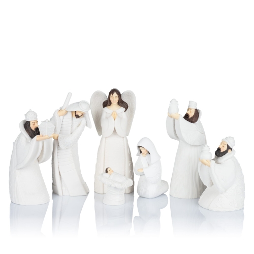 Szopka bożonarodzeniowa - 15 cm - Bianco - JS KWS22043 - Dewocjonalia P.H. Jakóbczak - Katolicki sklep liturgiczny i hurtownia