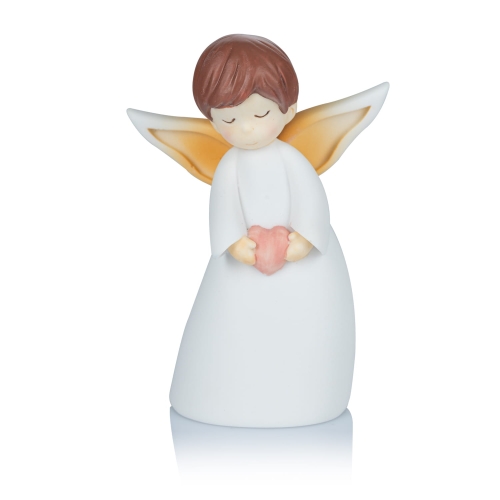 Anioł - serce - 10 cm - Bianco - JS KWA16227 - Dewocjonalia P.H. Jakóbczak - Katolicki sklep liturgiczny i hurtownia