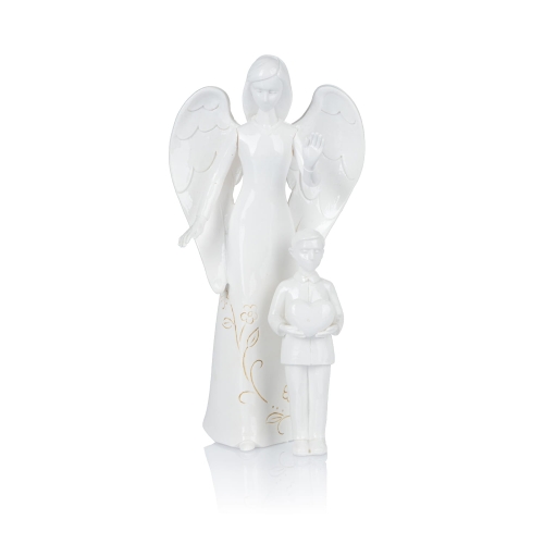 Anioł Stróż -  18,5 cm - chłopiec - JS KWA20027 - Dewocjonalia P.H. Jakóbczak - Katolicki sklep liturgiczny i hurtownia