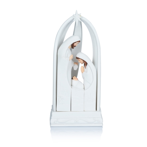 Święta Rodzina - świecąca - 22 cm - Bianco - JS KWA20107 - Dewocjonalia P.H. Jakóbczak - Katolicki sklep liturgiczny i hurtownia