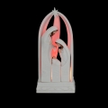 Święta Rodzina - świecąca - 22 cm - Bianco - JS KWA20107 - Dewocjonalia P.H. Jakóbczak - Katolicki sklep liturgiczny i hurtownia