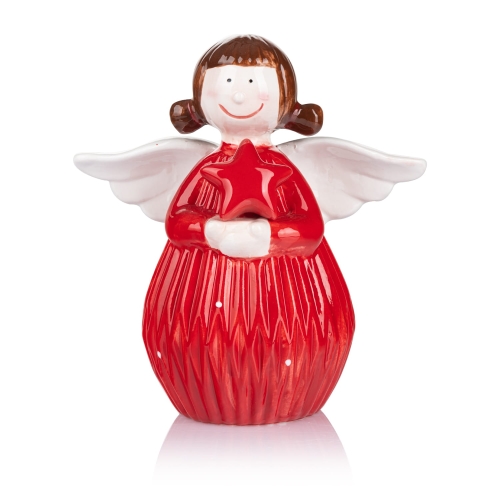 Aniołek - figurka - 21 cm - Ceramico - JS RS228172 - Dewocjonalia P.H. Jakóbczak - Katolicki sklep liturgiczny i hurtownia