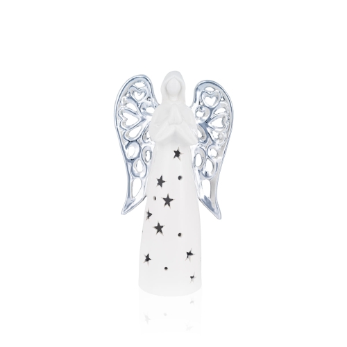 Anioł - świecący - 24 cm - Ceramico - JS DLH22B840-1DC - Dewocjonalia P.H. Jakóbczak - Katolicki sklep liturgiczny i hurtownia