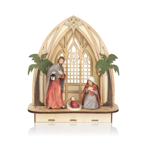 Święta Rodzina - świecąca - 24,5 cm - Favola