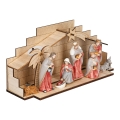 Szopka bożonarodzeniowa - świecąca - 12 cm - Favola - JS BV230038R1 - Dewocjonalia P.H. Jakóbczak - Katolicki sklep liturgiczny i hurtownia