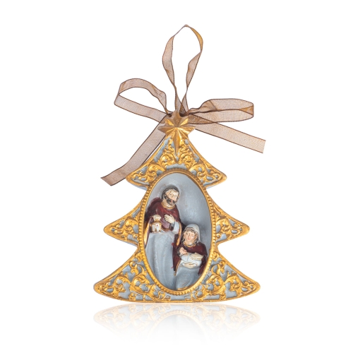 Święta Rodzina - choinka - zawieszka - 9,5 cm - Favola - JS BV230509Z1 - Dewocjonalia P.H. Jakóbczak - Katolicki sklep liturgiczny i hurtownia