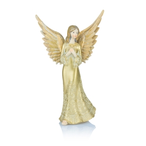 Anioł - 17 cm - Decorato