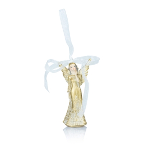 Anioł - 8,5 cm - Decorato