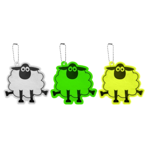 Zawieszka - odblask - 8,5 cm - baranek - JS PR191-0 - Dewocjonalia P.H. Jakóbczak - Katolicki sklep liturgiczny i hurtownia