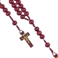 Różaniec - drewno - 12 mm - R209 - JS R209-0 - Dewocjonalia P.H. Jakóbczak - Katolicki sklep liturgiczny i hurtownia