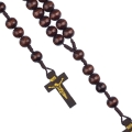 Różaniec - drewno - 12 mm - R209 - JS R209-0 - Dewocjonalia P.H. Jakóbczak - Katolicki sklep liturgiczny i hurtownia