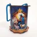 Lampion adwentowy z aniołkiem na roraty - LED - GMD L-BLD013 - Dewocjonalia P.H. Jakóbczak - Katolicki sklep liturgiczny i hurtownia