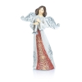 Aniołek - figurka - lira - trąbka - lutnia - 11,5 cm - Decorato - JS HK-8093-0 - Dewocjonalia P.H. Jakóbczak - Katolicki sklep liturgiczny i hurtownia