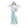 Aniołek - figurka - lira - trąbka - lutnia - 11,5 cm - Decorato - JS HK-8093-0 - Dewocjonalia P.H. Jakóbczak - Katolicki sklep liturgiczny i hurtownia