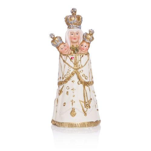 14709.jpg Figurka - św. Anna Samotrzecia - 13 cm