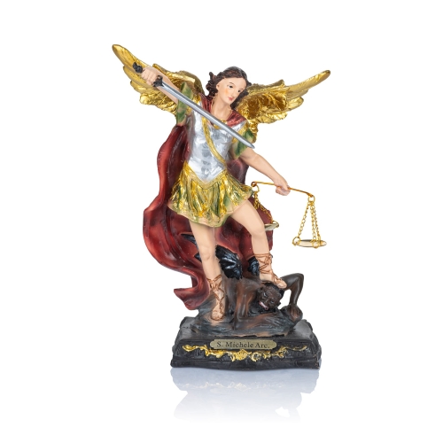 Figurka - św. Michał Archanioł - 19 cm - JS JS00101-3A - Dewocjonalia P.H. Jakóbczak - Katolicki sklep liturgiczny i hurtownia