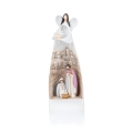 Szopka bożonarodzeniowa - Święta Rodzina - Anioł - świecąca - 20 cm - Bianco - JS KWS15093 - Dewocjonalia P.H. Jakóbczak - Katolicki sklep liturgiczny i hurtownia