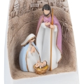 Szopka bożonarodzeniowa - Święta Rodzina - Anioł - świecąca - 20 cm - Bianco - JS KWS15093 - Dewocjonalia P.H. Jakóbczak - Katolicki sklep liturgiczny i hurtownia