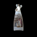 Szopka bożonarodzeniowa - Święta Rodzina - Anioł - świecąca - 20 cm - Bianco - JS KWS15093 - Dewocjonalia P.H. Jakóbczak - Katolicki sklep liturgiczny i hurtownia
