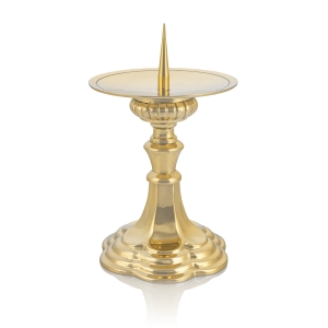 Lichtarz - mosiądz - 13 cm