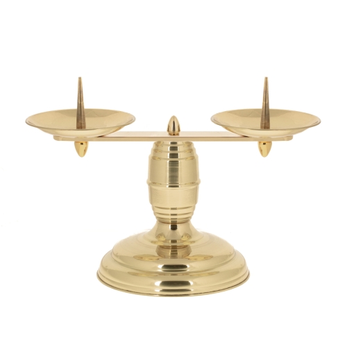 Lichtarz L16 (19 cm) - podwójny - LC L16 - Dewocjonalia P.H. Jakóbczak - Katolicki sklep liturgiczny i hurtownia