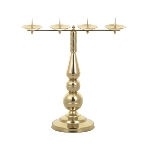 Lichtarz mosiężny L25 (56 cm) - poczwórny