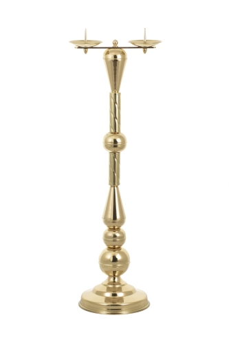 Lichtarz mosiężny L28 Lichtarz mosiężny L28 (92 cm) - podwójny