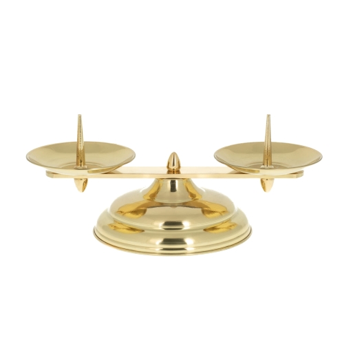 Lichtarz L35 (9 cm) - podwójny - LC L35 - Dewocjonalia P.H. Jakóbczak - Katolicki sklep liturgiczny i hurtownia