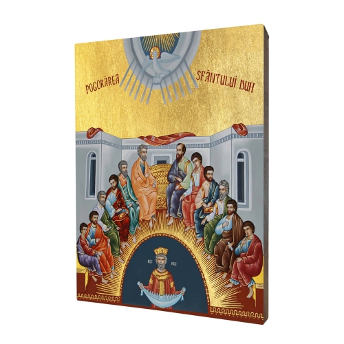 Ikona Zesłanie Ducha Świętego - UR I-135 - Dewocjonalia P.H. Jakóbczak - Katolicki sklep liturgiczny i hurtownia