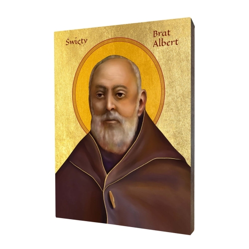 Ikona Święty Brat Albert Chmielowski - UR I-172 - Dewocjonalia P.H. Jakóbczak - Katolicki sklep liturgiczny i hurtownia