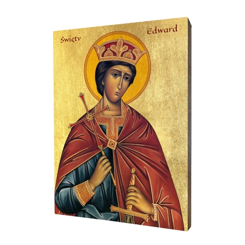Ikona Święty Edward - UR I-251 - Dewocjonalia P.H. Jakóbczak - Katolicki sklep liturgiczny i hurtownia