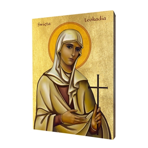 Ikona Święta Leokadia - UR I-303 - Dewocjonalia P.H. Jakóbczak - Katolicki sklep liturgiczny i hurtownia