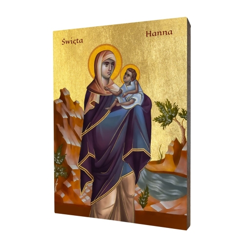 Ikona Święta Hanna - UR I-308 - Dewocjonalia P.H. Jakóbczak - Katolicki sklep liturgiczny i hurtownia