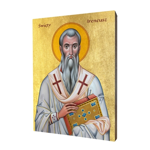 Ikona Święty Ireneusz z Lyonu - UR I-316 - Dewocjonalia P.H. Jakóbczak - Katolicki sklep liturgiczny i hurtownia