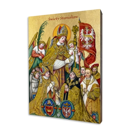 Ikona Święty Stanisław - UR I-335 - Dewocjonalia P.H. Jakóbczak - Katolicki sklep liturgiczny i hurtownia