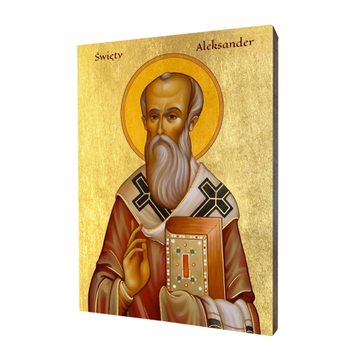 Ikona Święty Aleksander z Aleksandrii - UR I-338 - Dewocjonalia P.H. Jakóbczak - Katolicki sklep liturgiczny i hurtownia