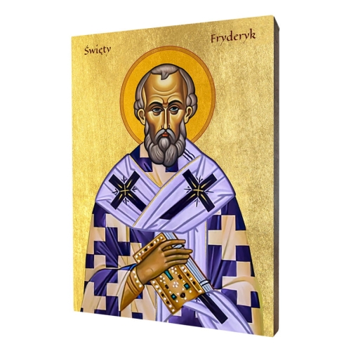 Ikona Świętego Fryderyka - UR I-359 - Dewocjonalia P.H. Jakóbczak - Katolicki sklep liturgiczny i hurtownia