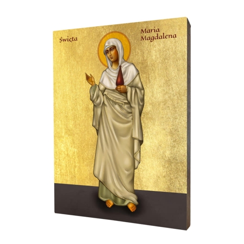 Ikona Świętej Marii Magdaleny - UR I-380 - Dewocjonalia P.H. Jakóbczak - Katolicki sklep liturgiczny i hurtownia