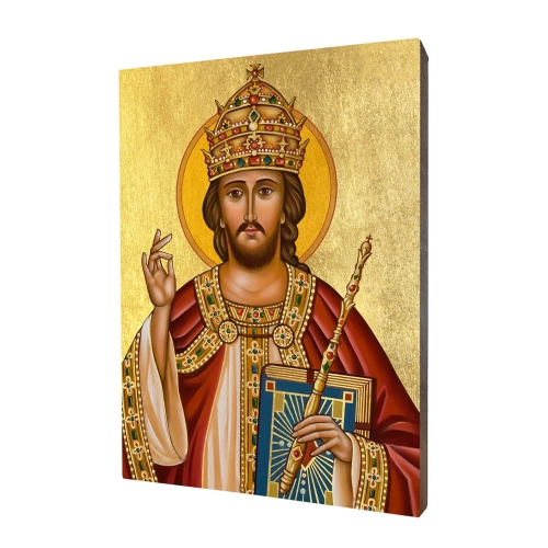 Ikona Chrystus Król - UR I-108 - Dewocjonalia P.H. Jakóbczak - Katolicki sklep liturgiczny i hurtownia
